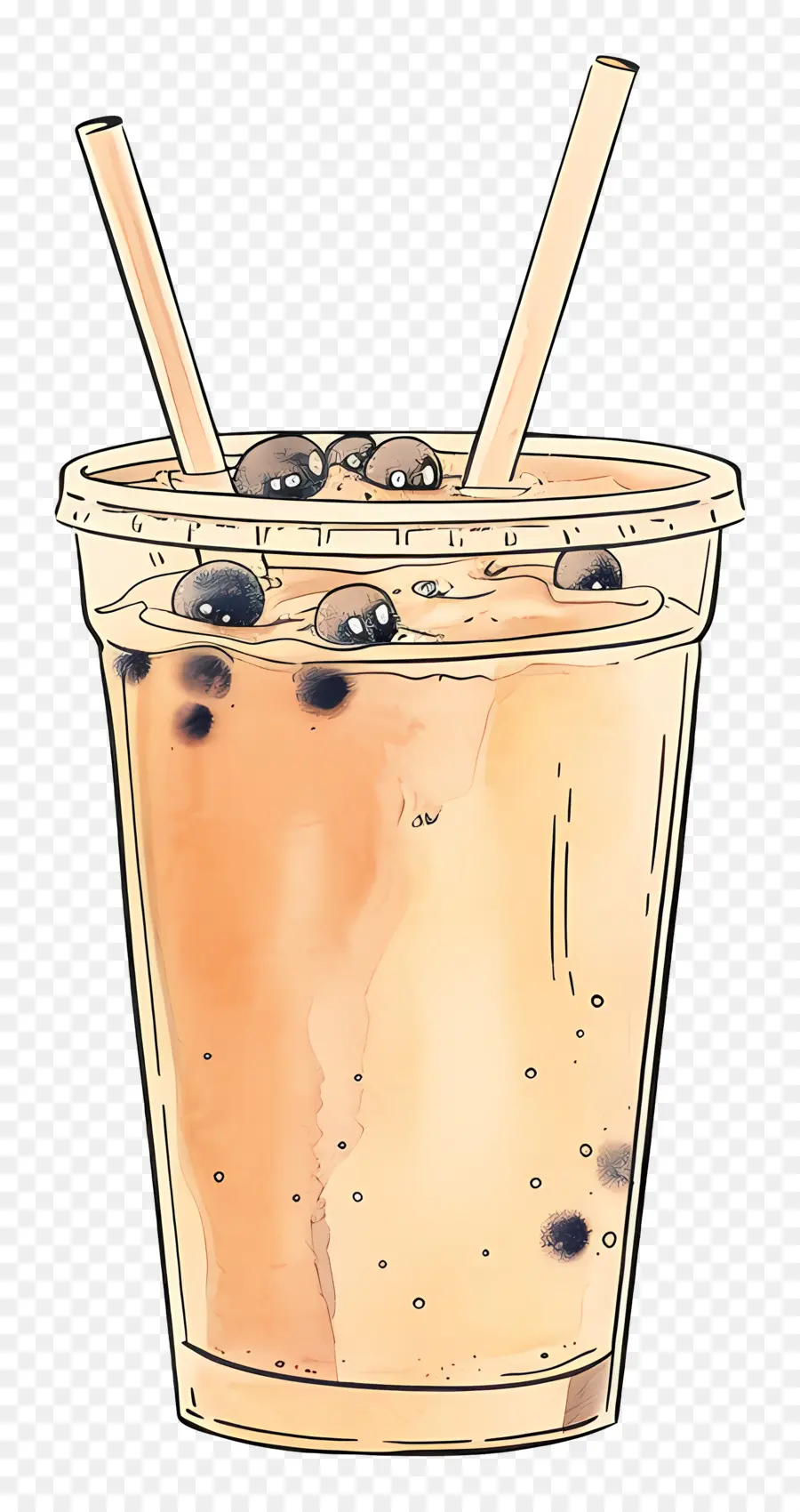 Té Con Leche，Té De Burbujas PNG