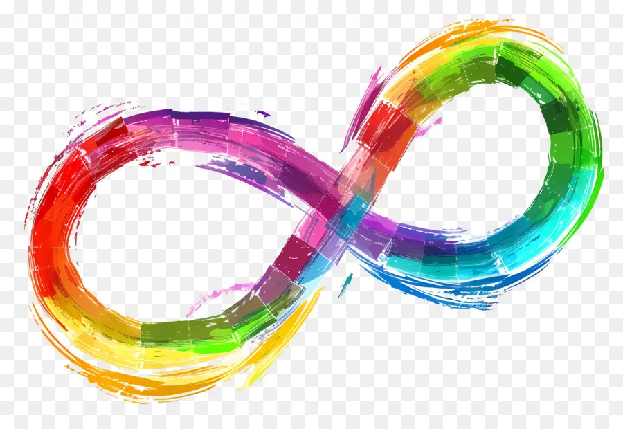 Signo Infinito Arcoirbow，Símbolo De Infinito Arcoirbow PNG