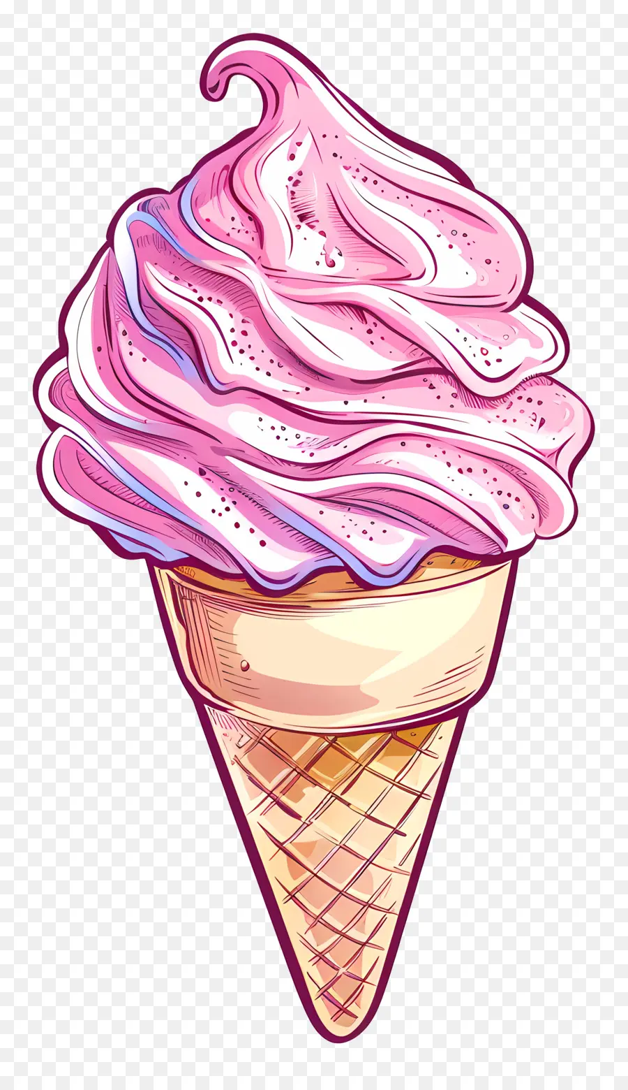 Helado，Rosa Helado PNG