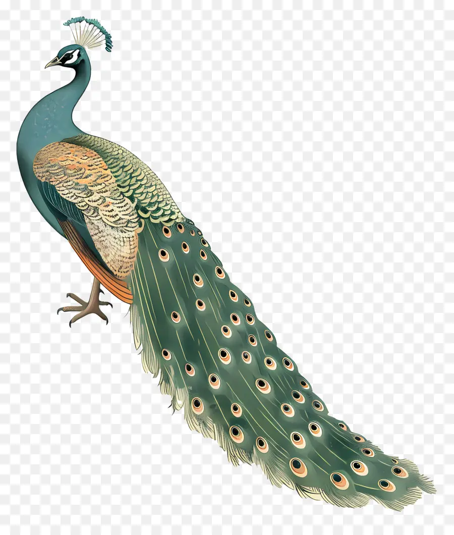 Pavo Real，Pájaro PNG