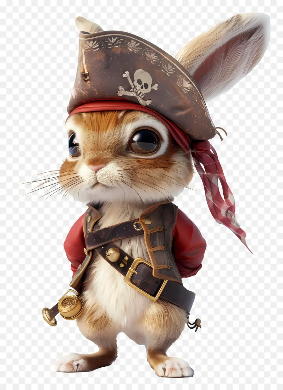 Pirata，Animal Divertido PNG