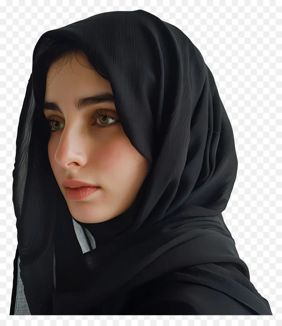 Verdadera Chica Hijab，Mujer PNG