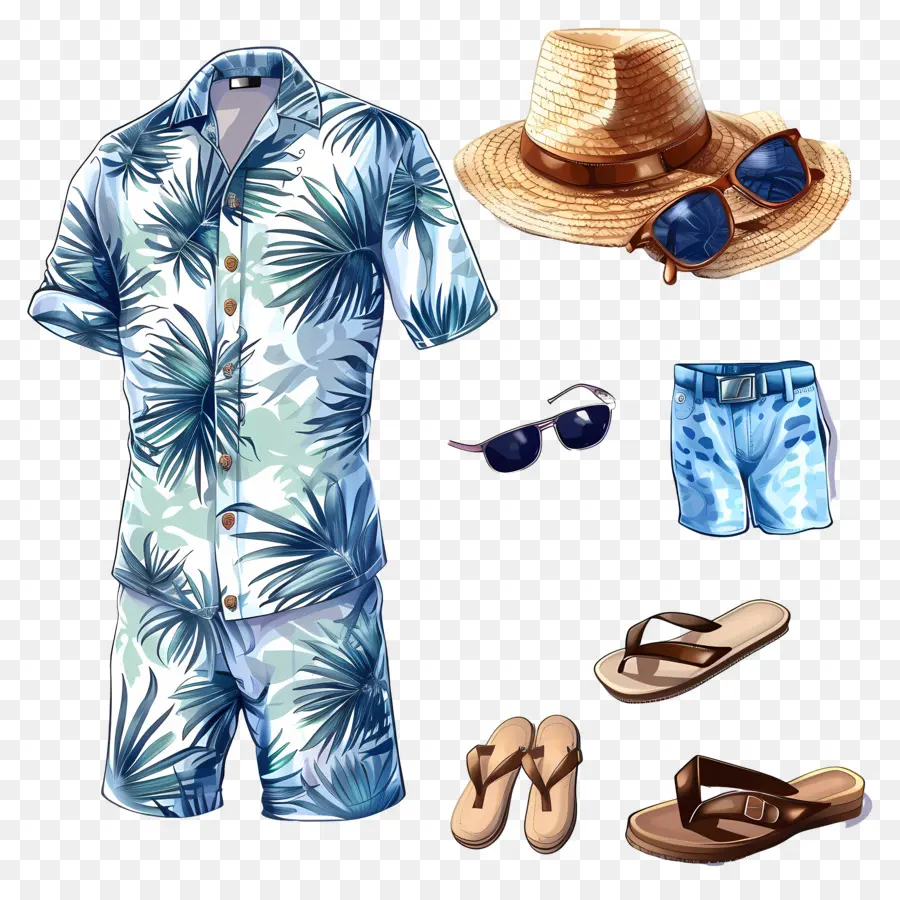 Traje De Verano，Moda Casual PNG