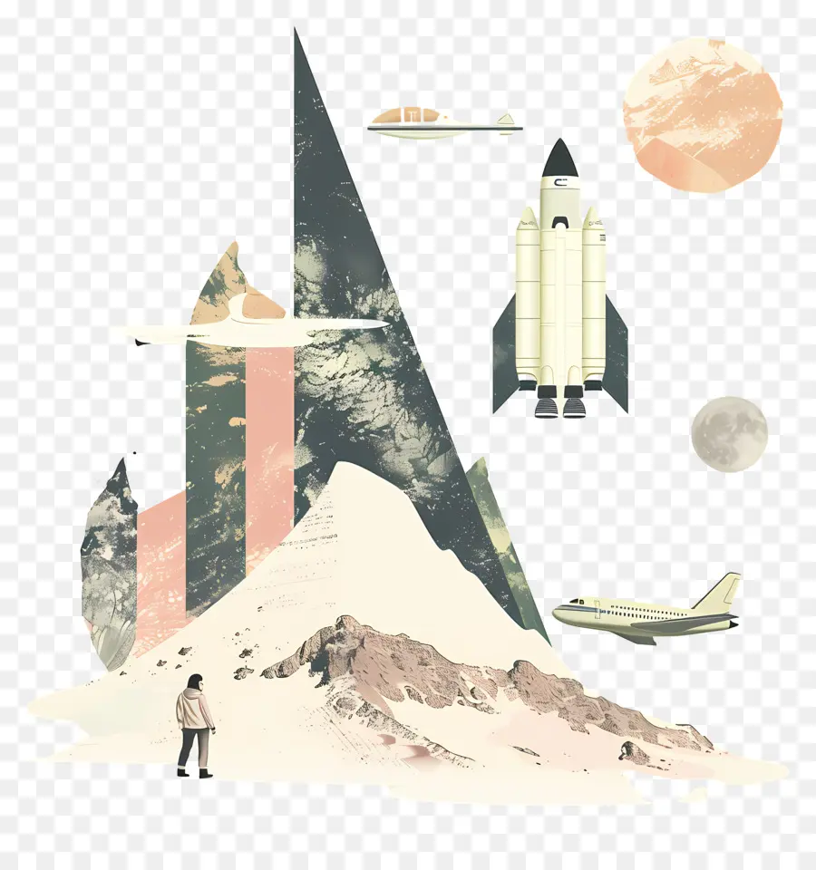 El Turismo Espacial，La Nave Espacial PNG