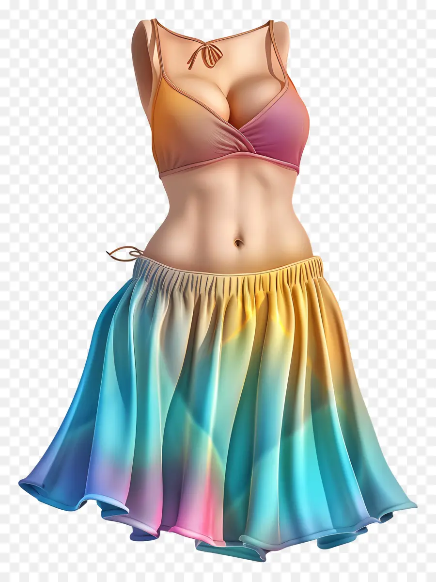 Traje De Verano，Mujer PNG