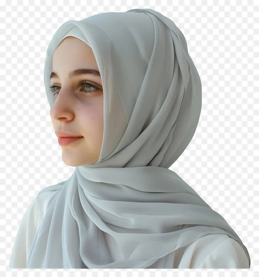 Verdadera Chica Hijab，Hijab PNG