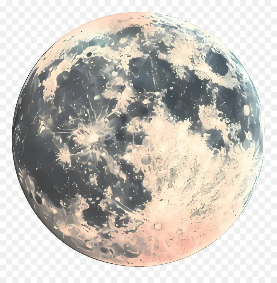 Luna Llena，Satélite Natural PNG