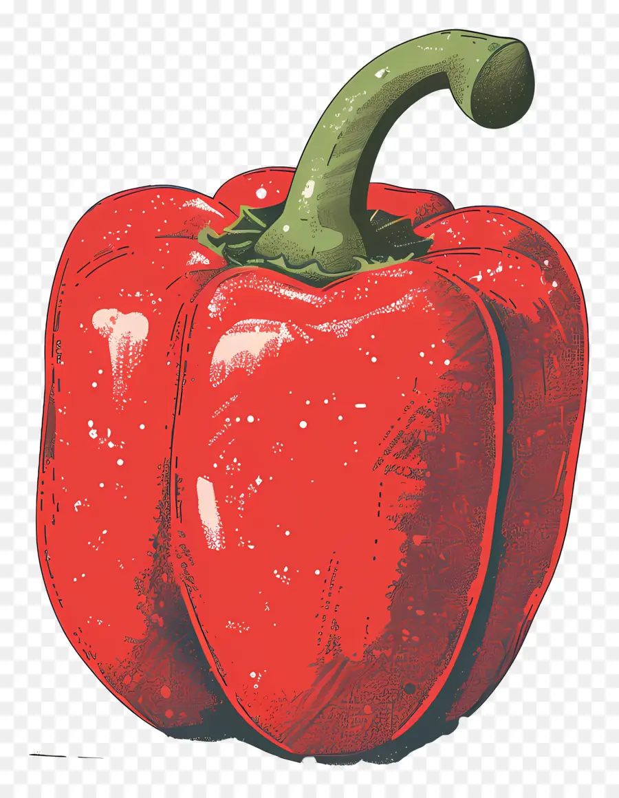 Red Bell Pepper，El Ají Dulce PNG