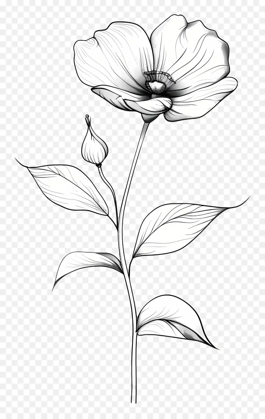 Flor，Arte Lineal PNG