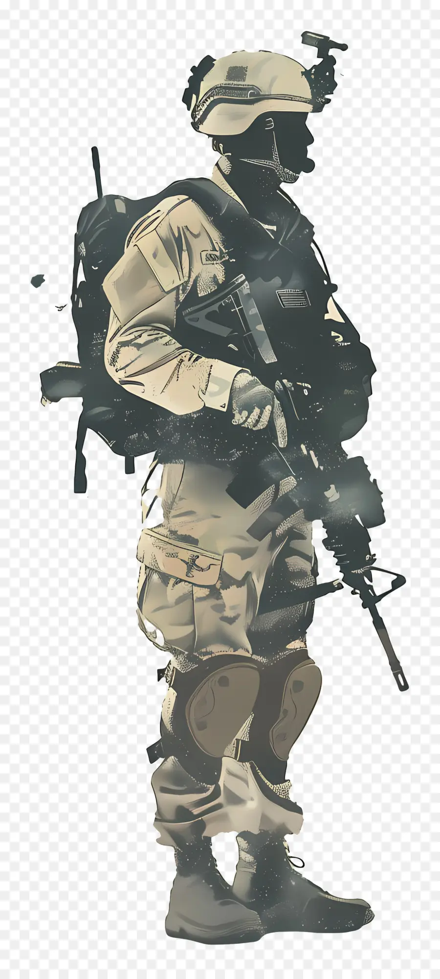 Soldado，Militar PNG