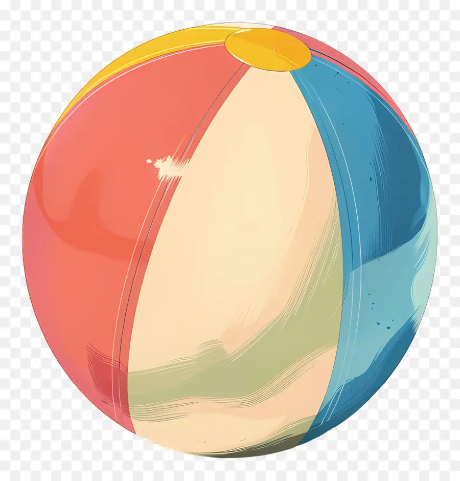 Pelota De Playa，Colorido PNG