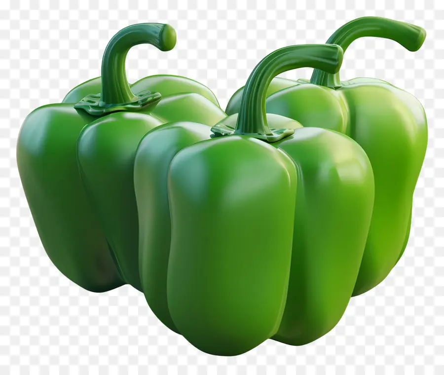 Pimiento Verde，Pimientos PNG