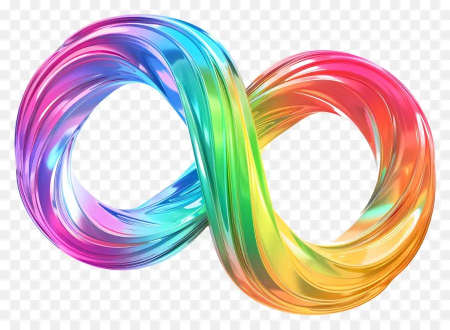 Signo Infinito Arcoirbow，Símbolo De Infinito Arcoirbow PNG