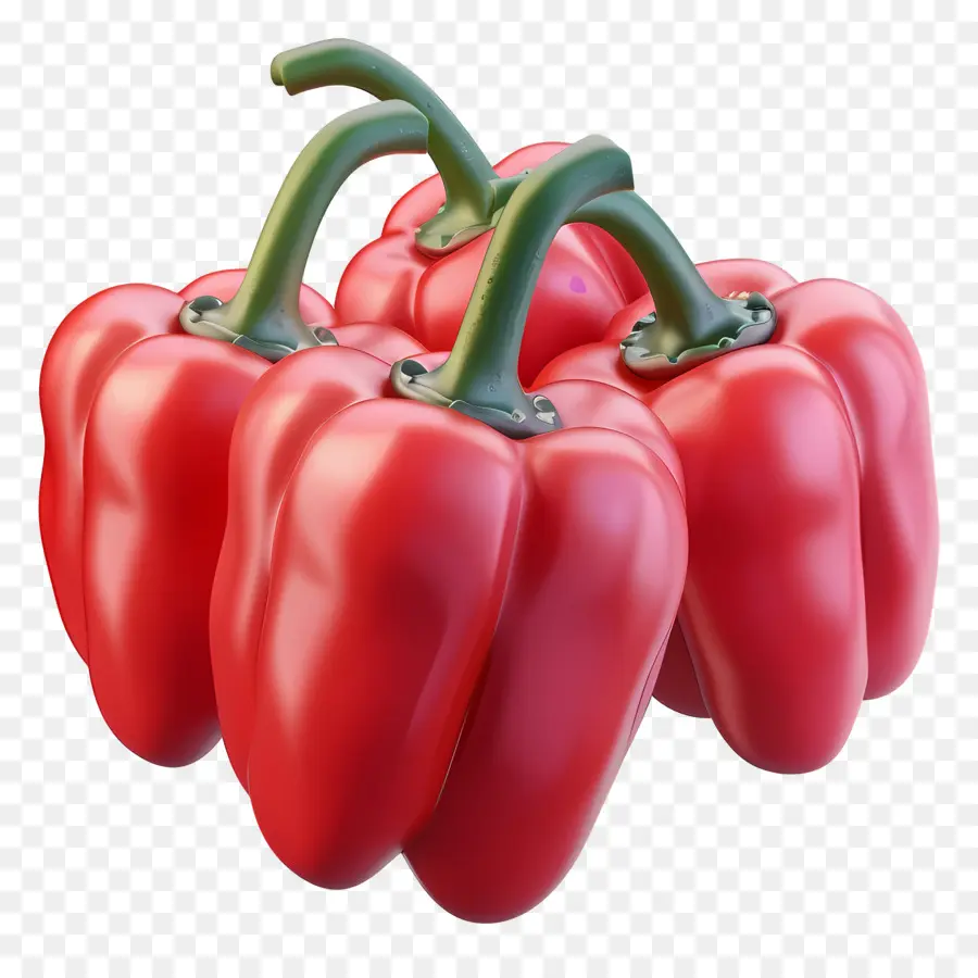 Red Bell Pepper，El Ají Dulce PNG