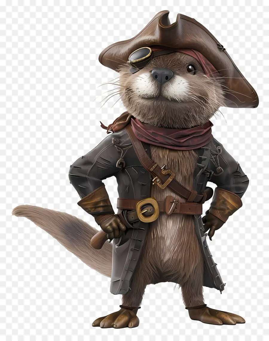 Pirata，Animal Divertido PNG