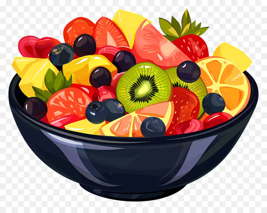 Ensalada De Frutas，Tazón De Fruta PNG