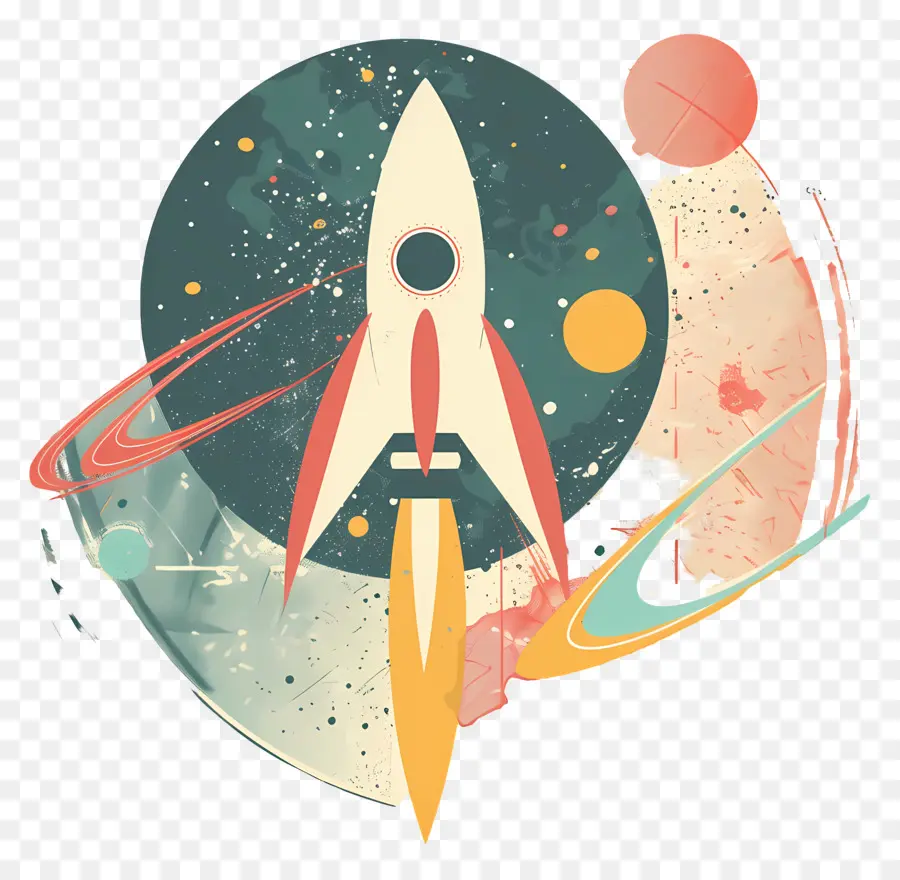 El Turismo Espacial，Cohete PNG