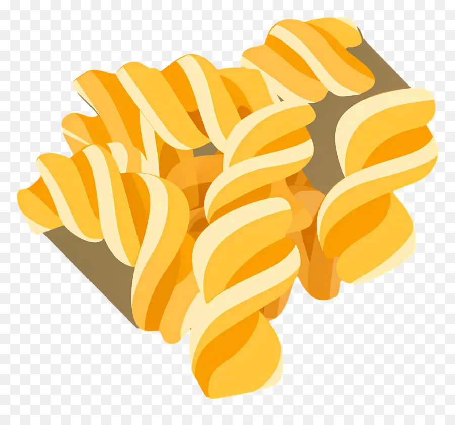 Simple，Pasta Fusilli PNG