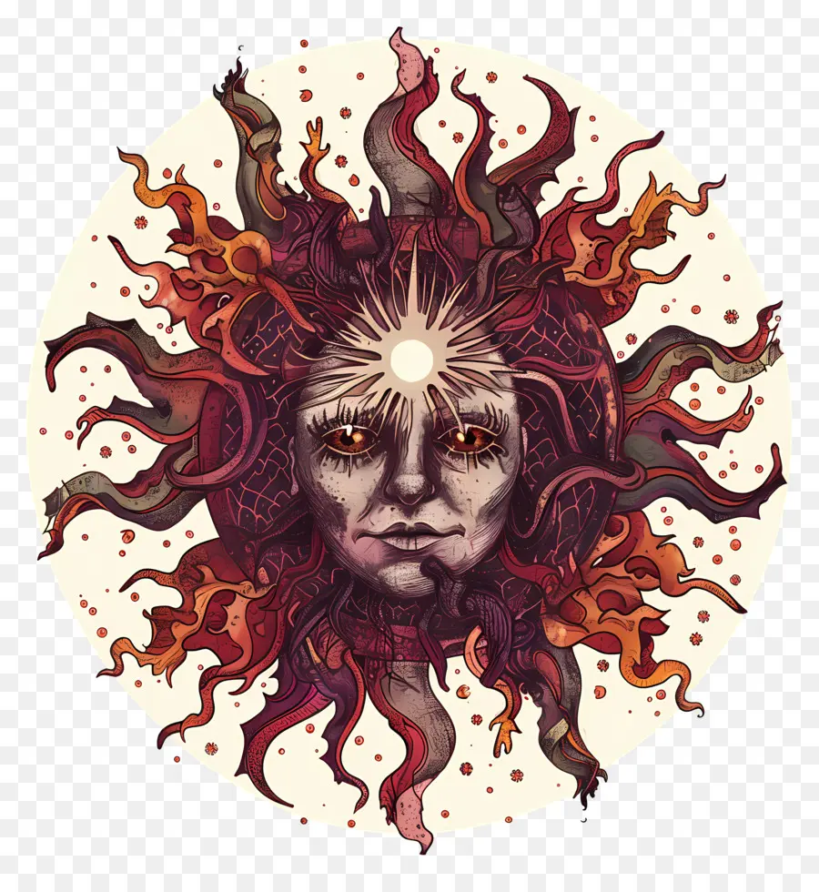 Solsticio De Junio，Sol PNG