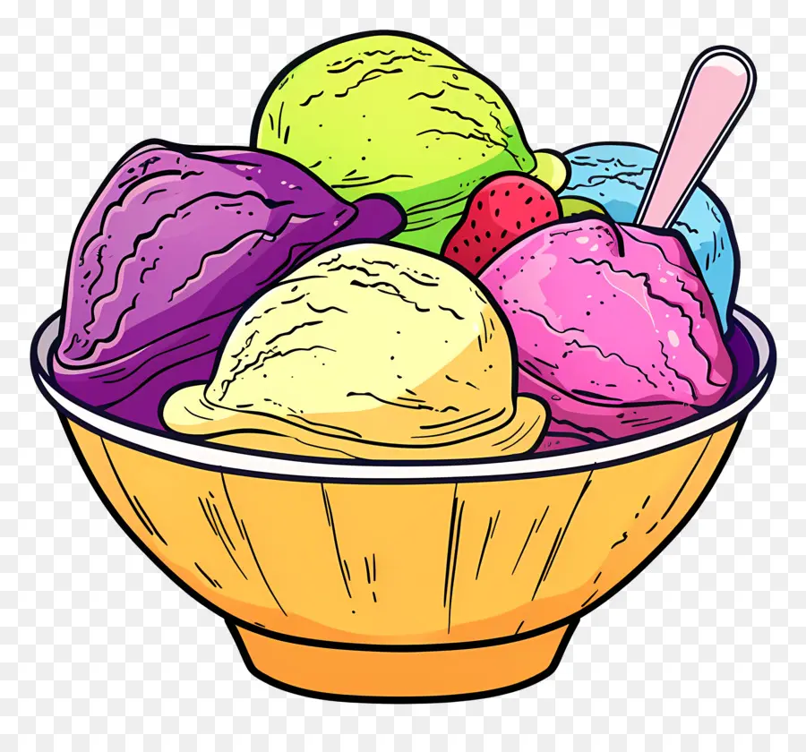 Tazón De Helado，Helado PNG