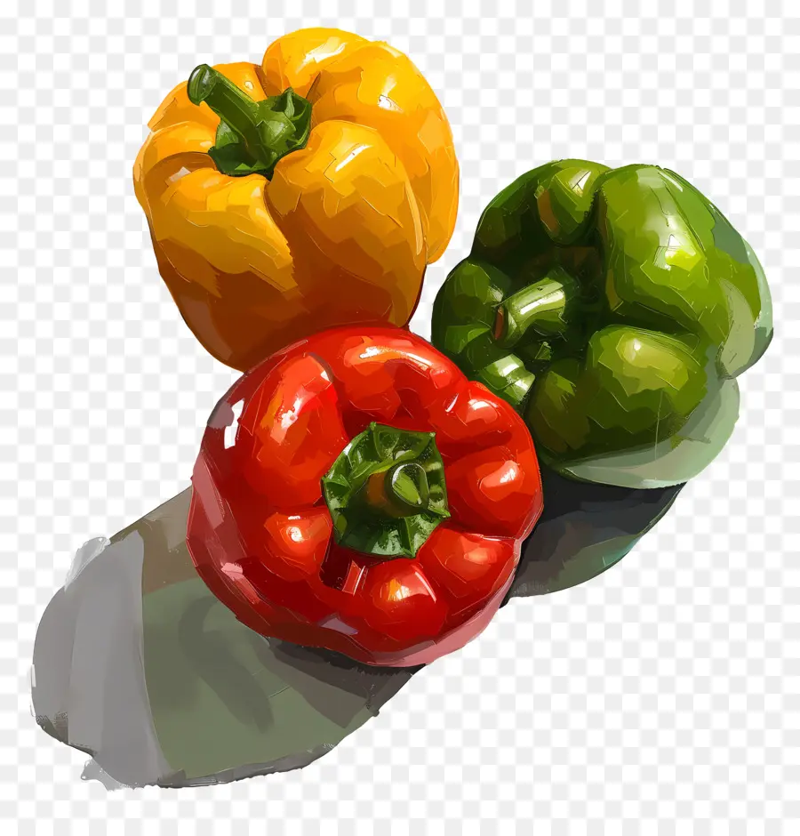 Bell Peppers，Pimiento Rojo PNG