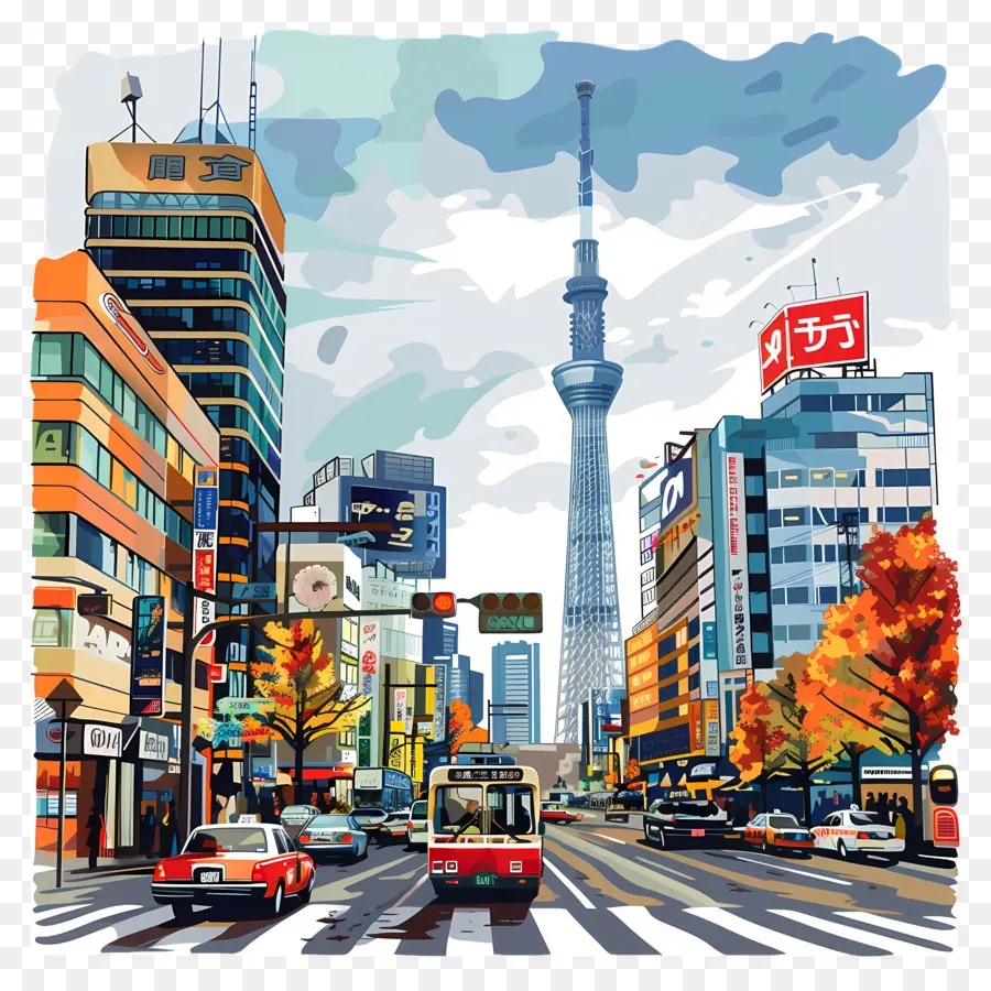 Tokio，Paisaje Urbano PNG