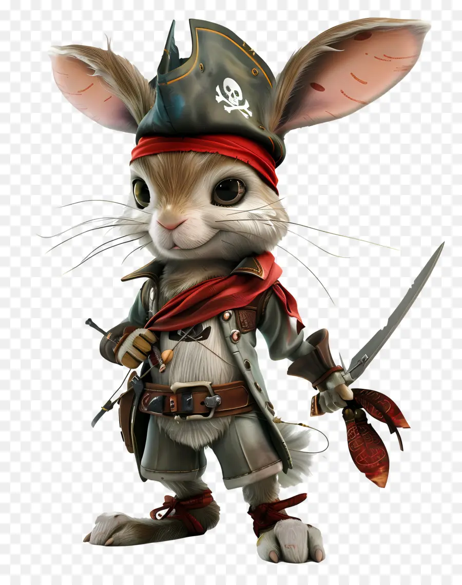 Pirata，Conejo Pirata PNG