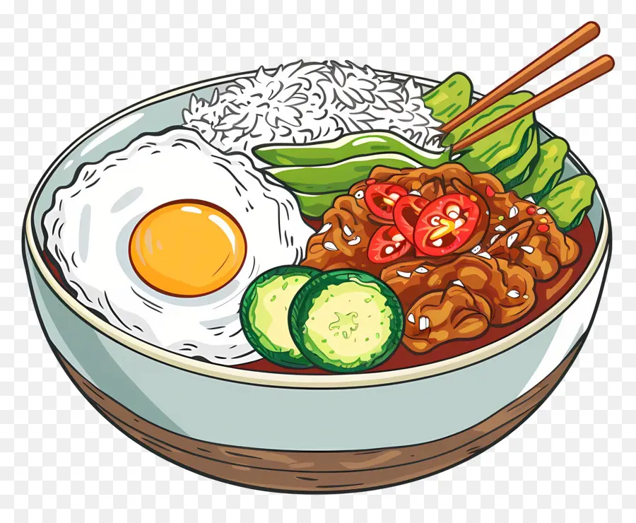 Nasi Lemak，La Comida Malaya PNG