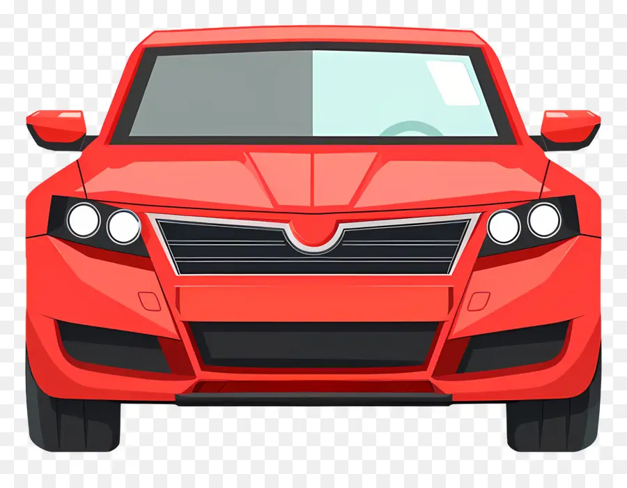 Simple，Coche Rojo PNG