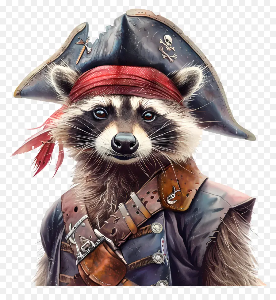 Pirata，Animal Divertido PNG