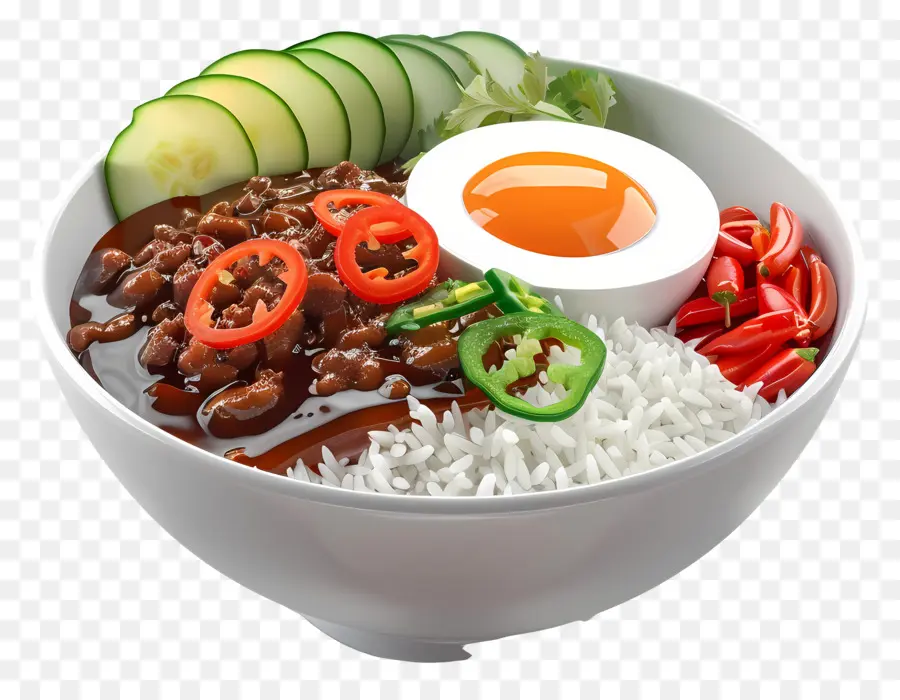 Nasi Lemak，La Comida Malaya PNG