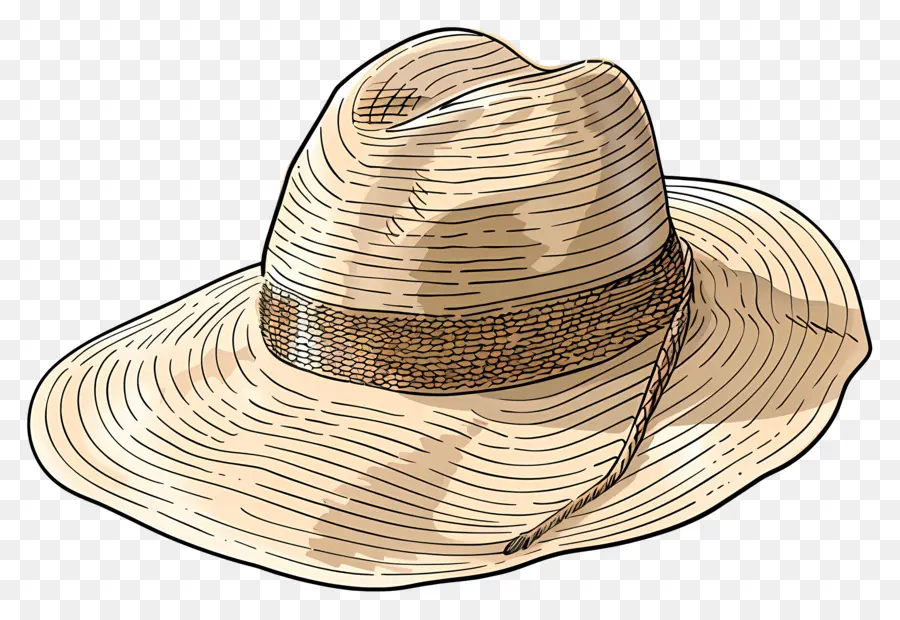 Sombrero Para El Sol，Sombrero De Paja PNG