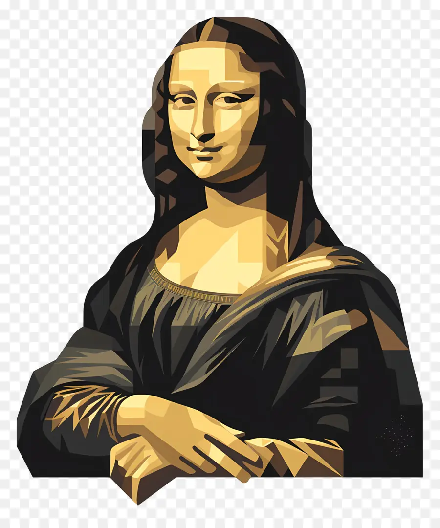 Simple，Mona Lisa PNG