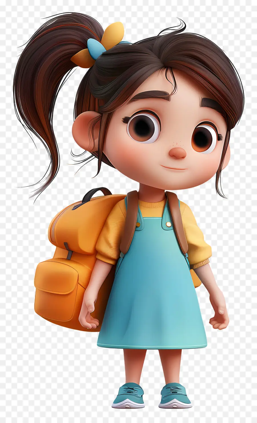 Personaje De Niña，Personaje Estudiantil PNG