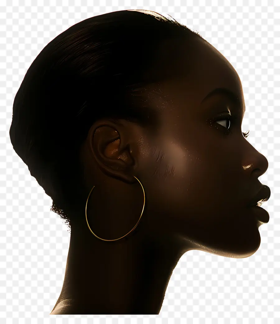 Negro Mujer，Retrato PNG