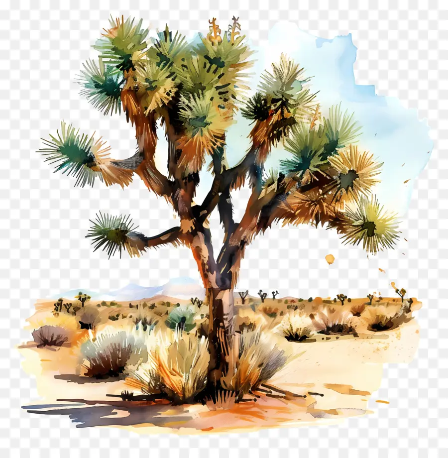 Joshua Tree，Pintura PNG