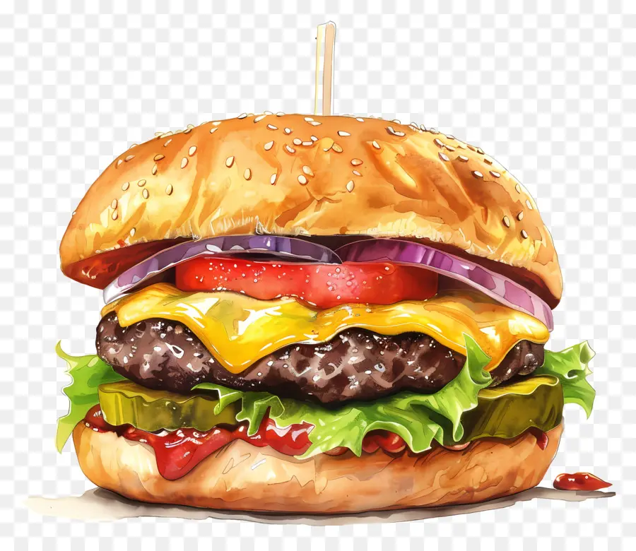 Hamburgo，Hamburguesa Con Queso PNG