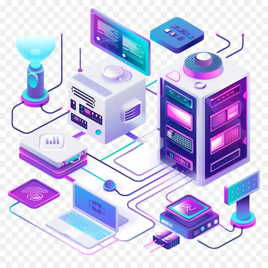 Los Datos Digitales，La Transferencia De Datos PNG