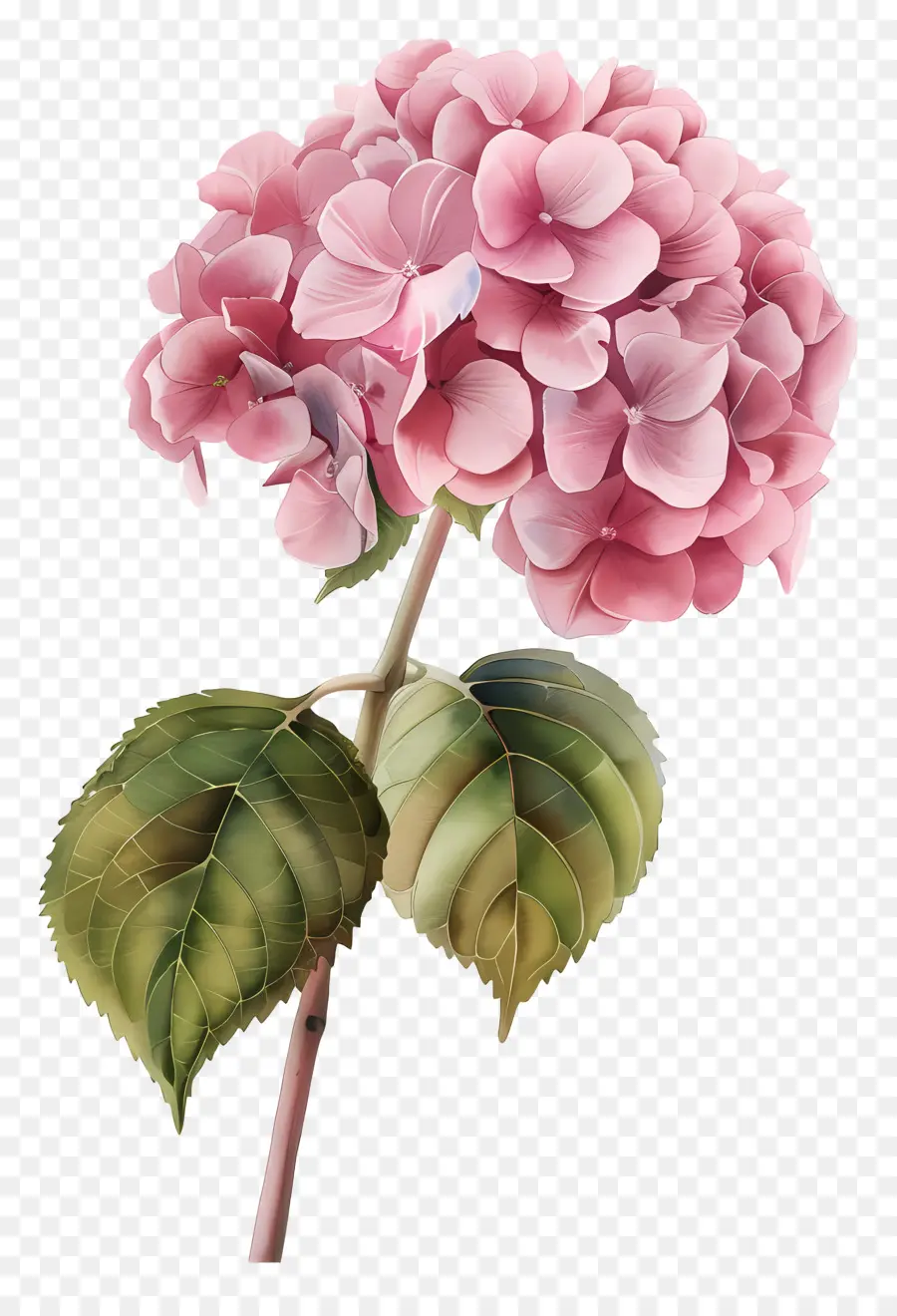 Rosa Hortensia，Flor PNG