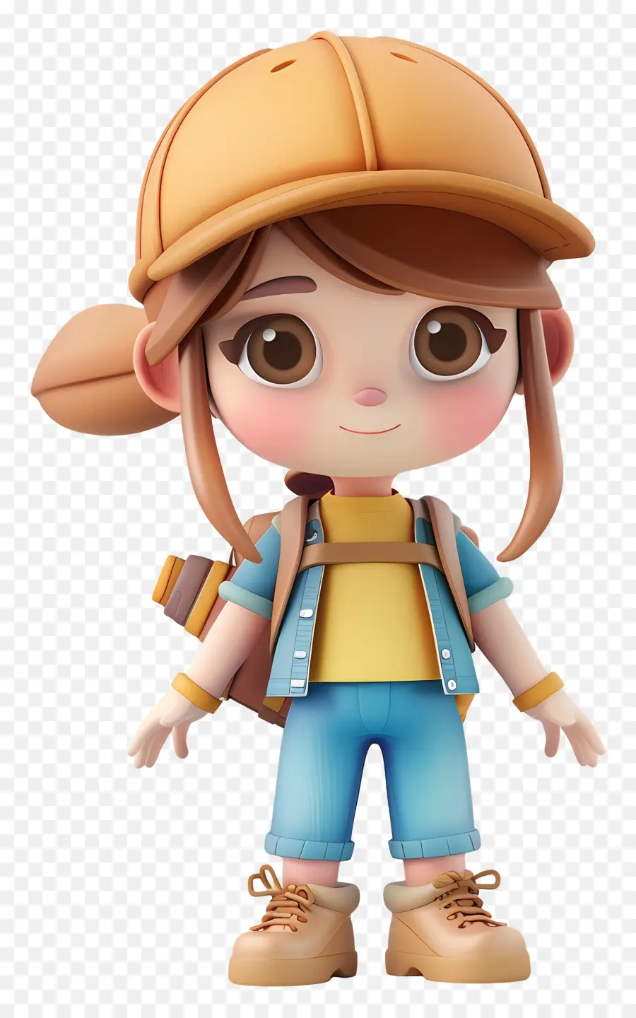 Personaje De Niña，Personaje Estudiantil PNG