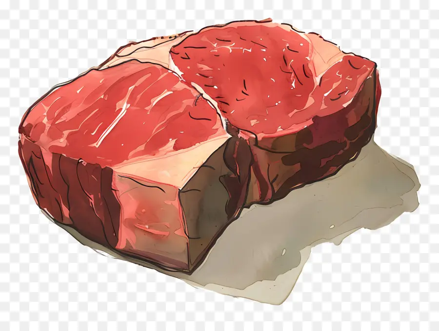 La Carne De Vacuno，Carne De Res Cruda PNG