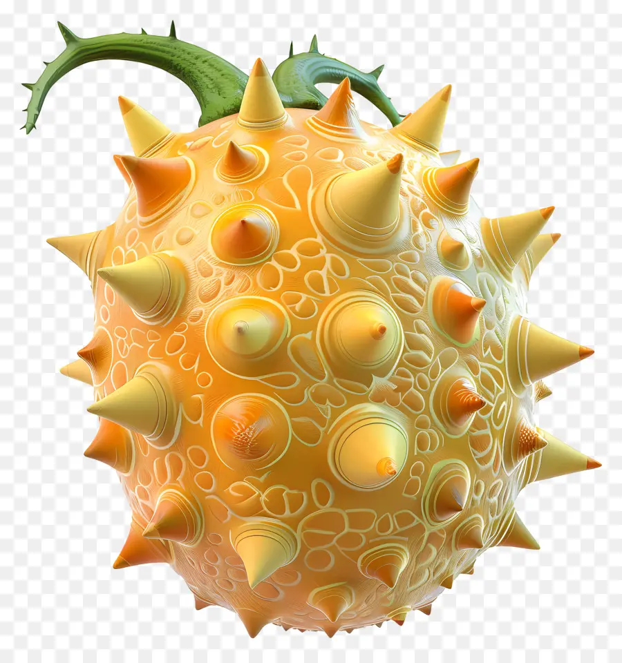 Kiwano，Fruta Puntiaguda PNG