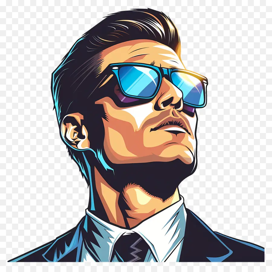 Hombre De Negocios，Hombre Con Gafas De Sol PNG