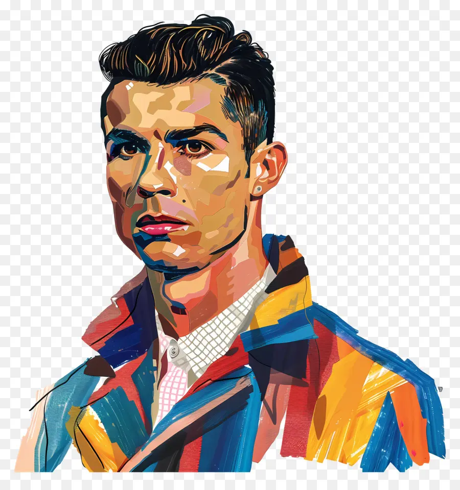 Cristiano Ronaldo，Pintura PNG
