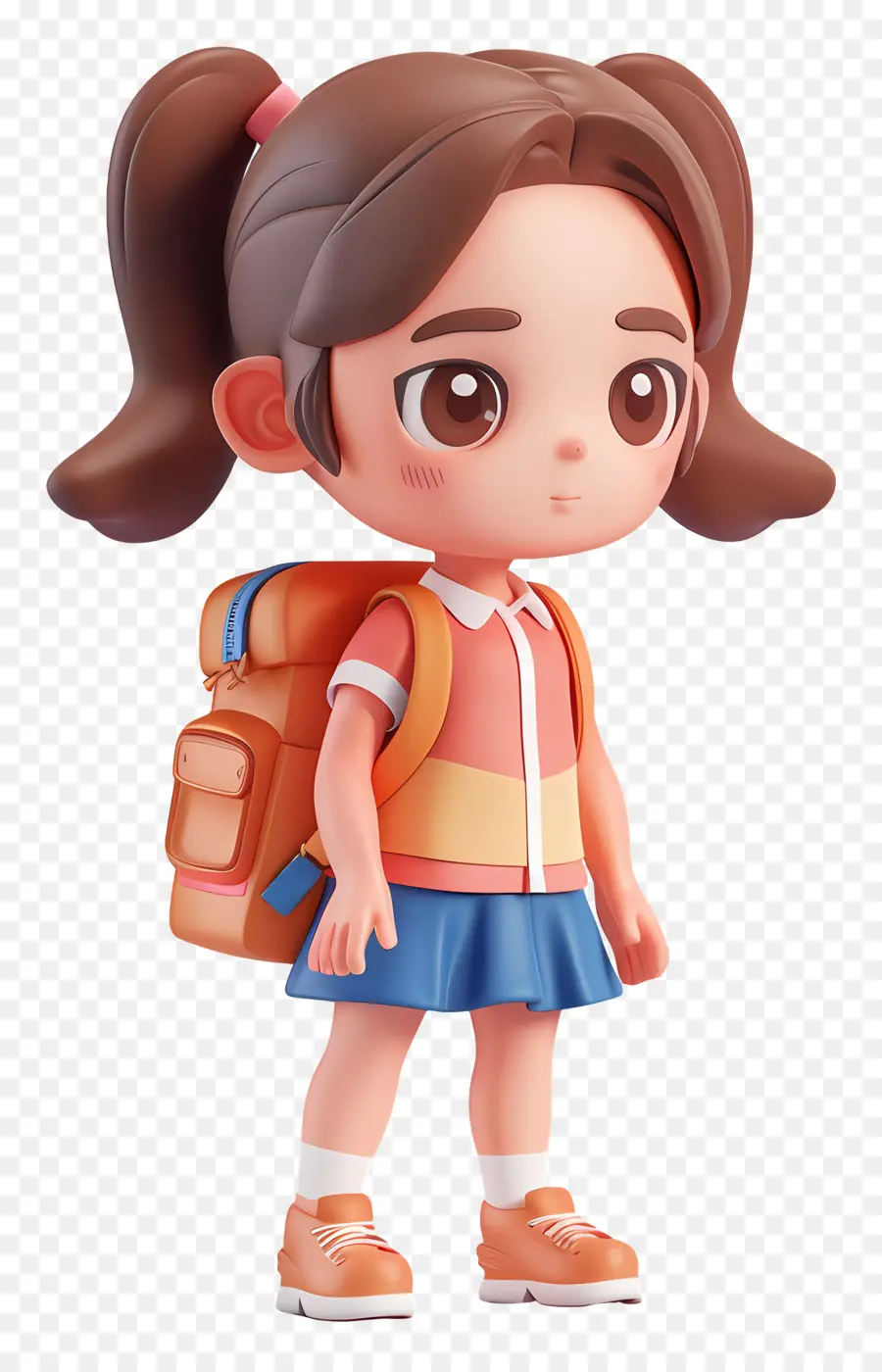 Personaje De Niña，Personaje Estudiantil PNG