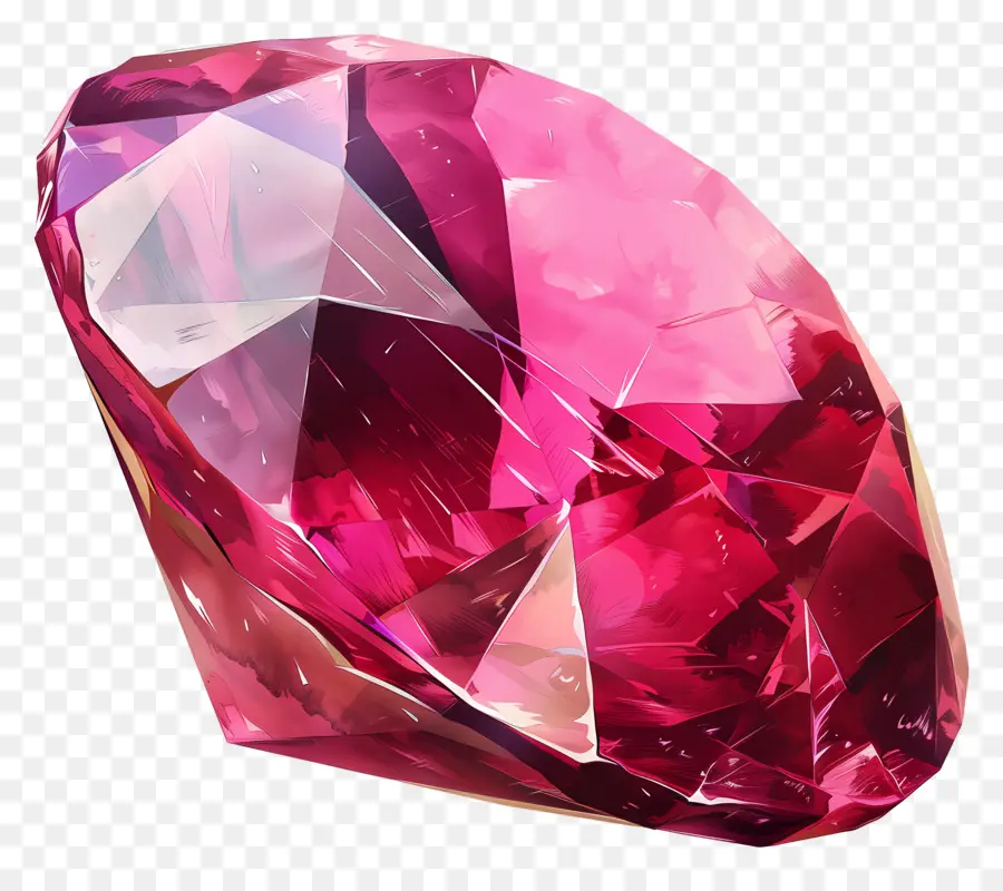 Ruby Piedra，Rosa Diamante PNG