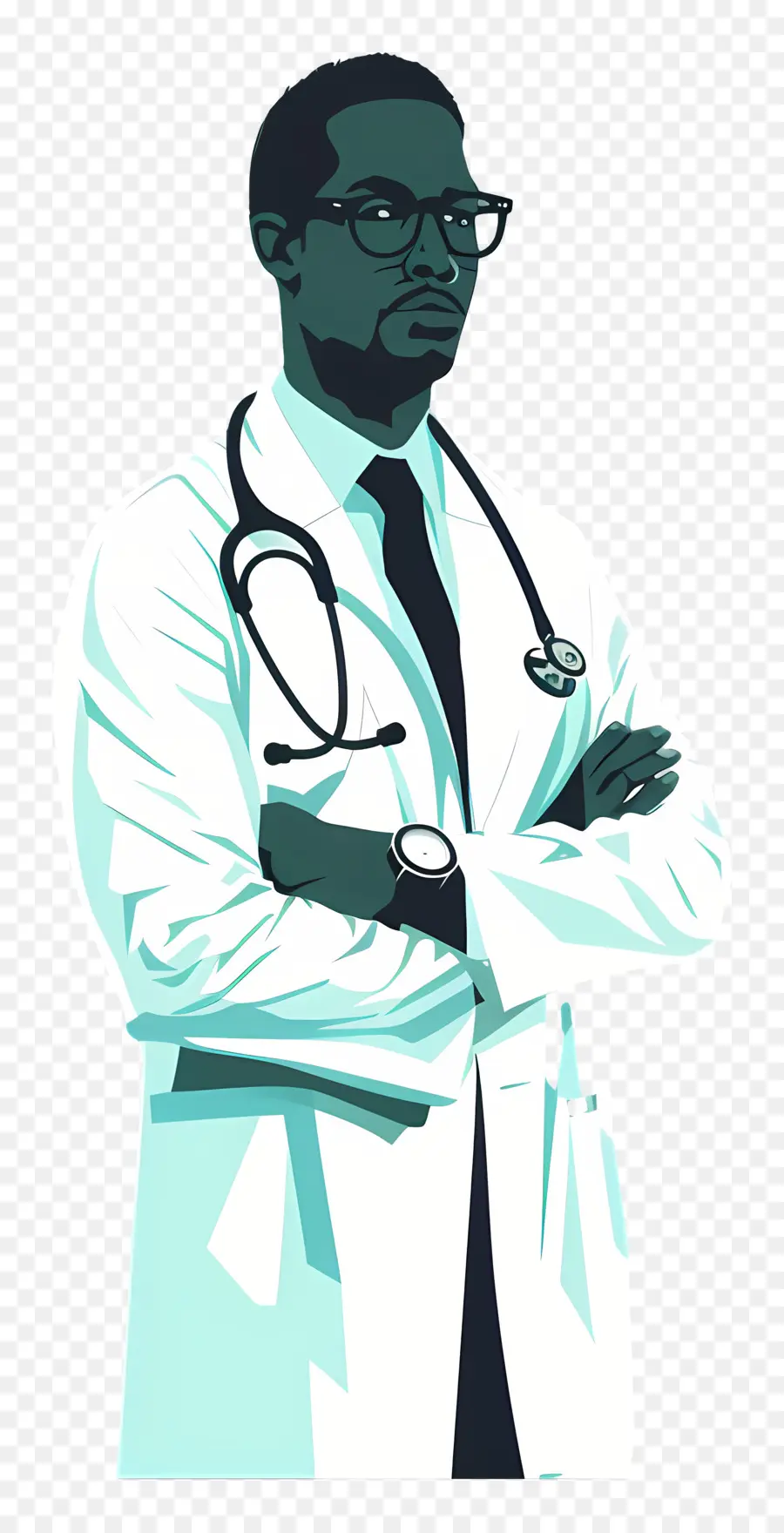 Médico，Médico Afroamericano PNG