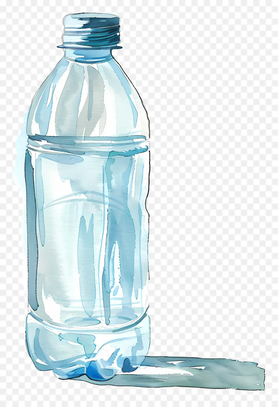 Botella De Plástico，Botella Azul PNG