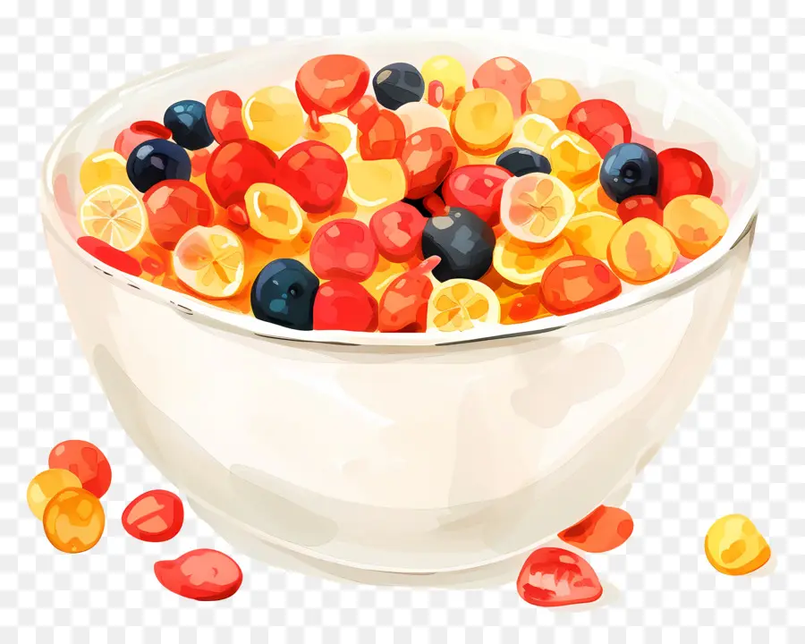 Cereales，Colorido De La Fruta PNG