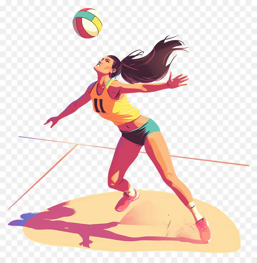 Voleibol，Mujer PNG